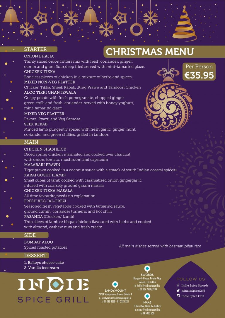 Indie Spice Grill Swords Indian Cuisine Swords Authentic Indian Food